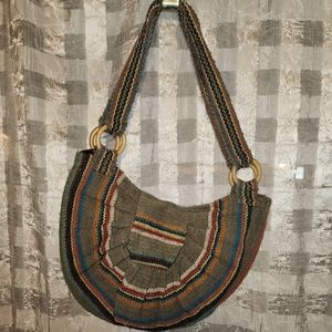 Vintage hippie purse.